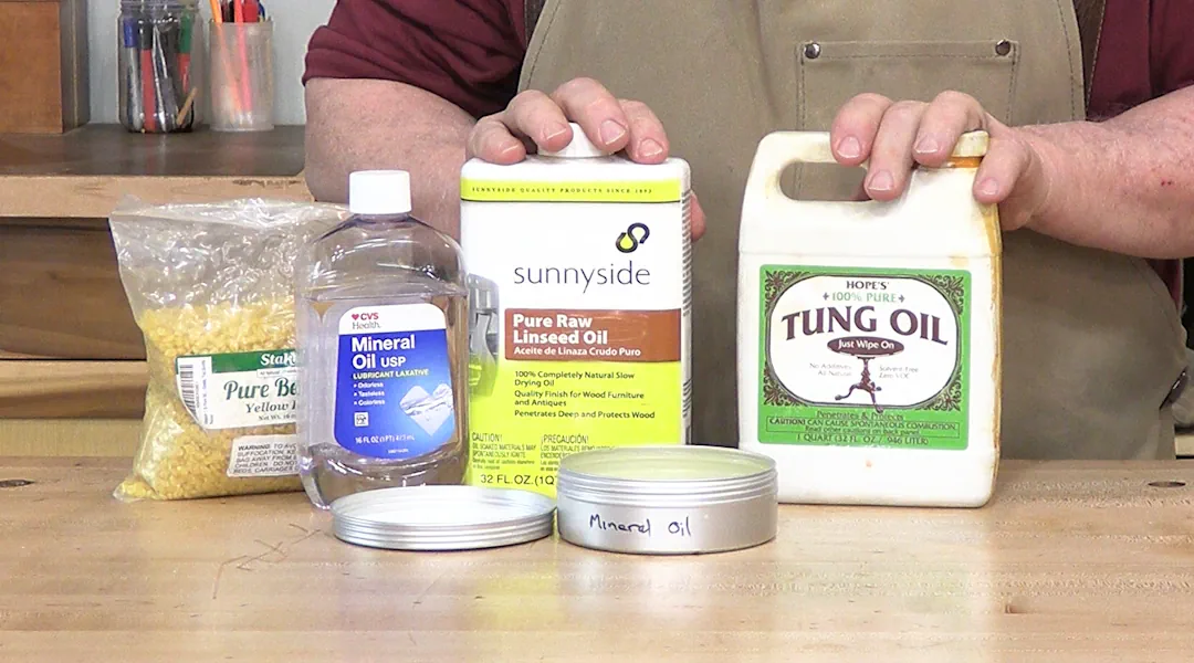 The various ingredients we use when making board butter