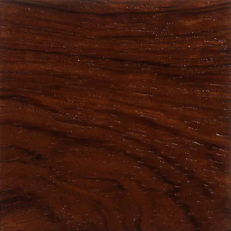 Bubinga with Orange Shellac